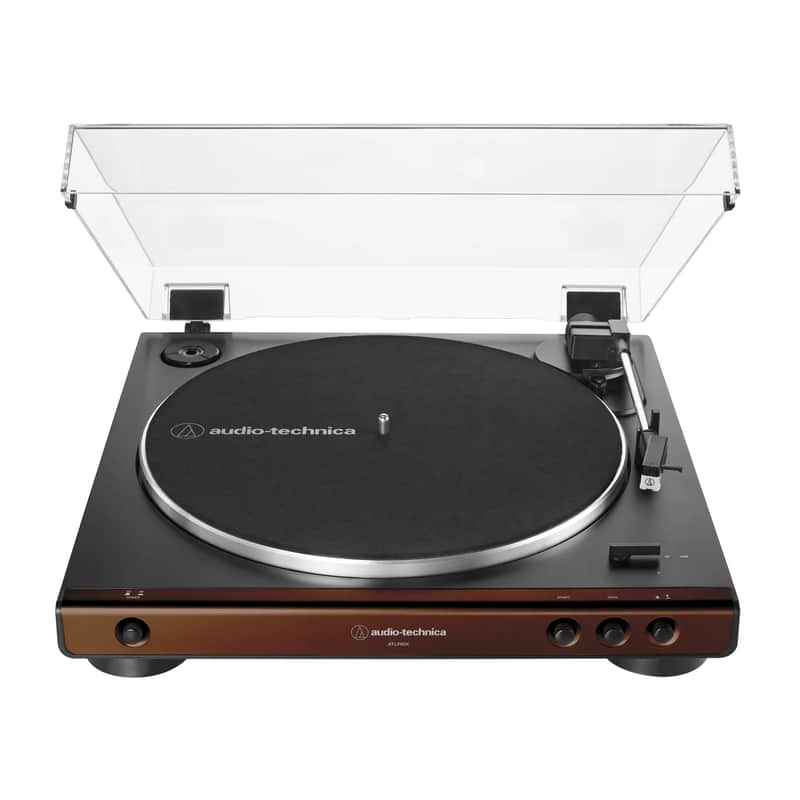 Audio-Technica AT-LP60X-BW Turntable - Brown Wood image 1
