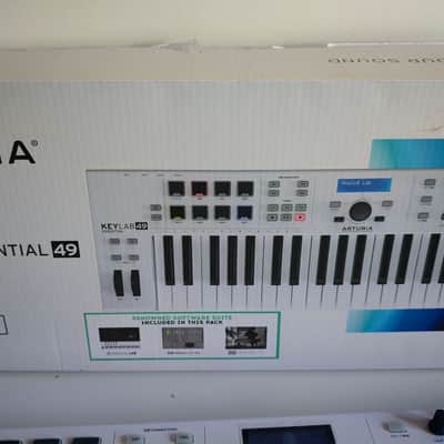 Arturia KeyLab Essential 49 MIDI Controller 2017 - Present - White image 3