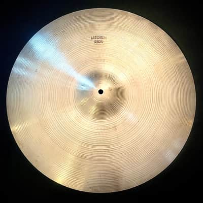 Vintage 70’s Zildjian A 20” Hollow Logo Medium Ride Cymbal (50 Years Old) image 1