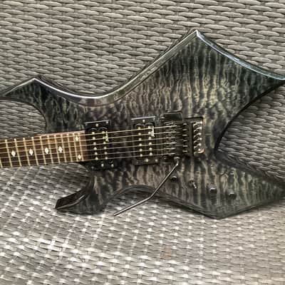 B.C. Rich Warlock / Left hand handed lefty / NJ Neck-Thru series Made In japan 24 frets floyd rose image 1