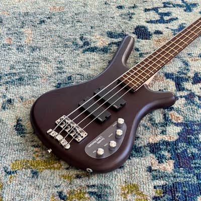 Warwick WRB1584 03EA ASH FRX, RockBass Corvette Taranis, 4-String Bass with BEAD Tuning, Nirvana Black Transparent Satin RB J 570283-25 (Get the Low Notes of a 5-String Bass with the Playability and Weight of a 4-String!) image 5