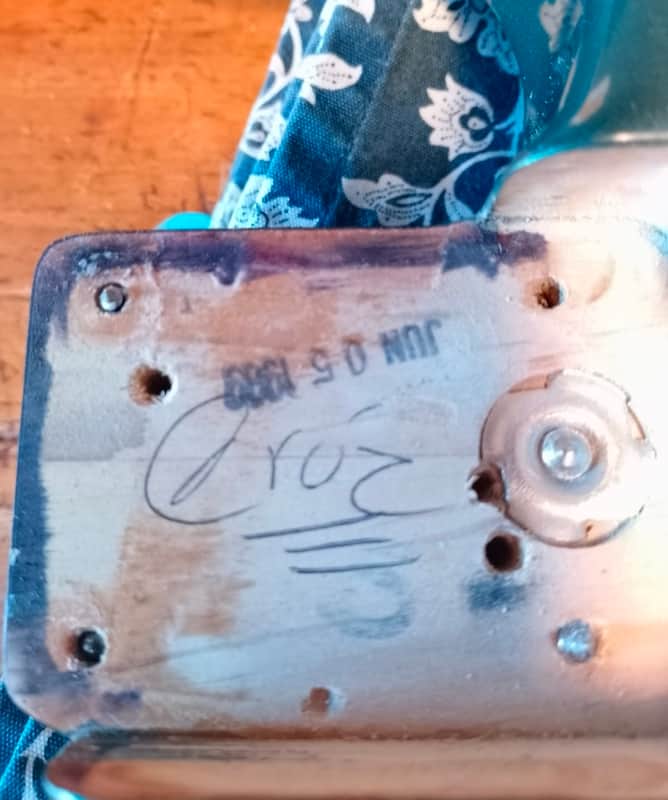 John Cruz Fender American Standard Stratocaster 1987 - 1992 - Gun Metal Blue image 1