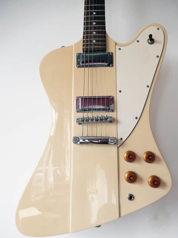 Tokai Firebird, Made in China, Vintage white / Cream + Lollar
