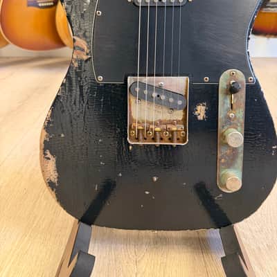 Matney Handmade Telecaster style 2025 - Heavy relic black image 2