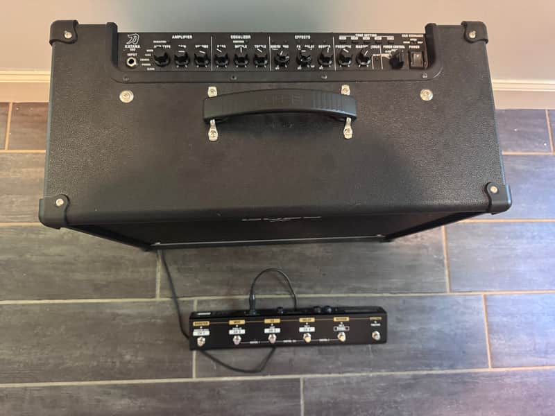 Boss Boss Katana-100 + GA-FC Foot Controller 2025 - Black image 1