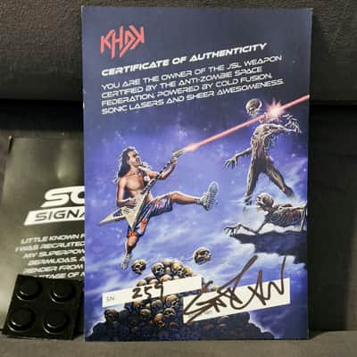 KHDK Electronics LTD edition Scott Ian JSL & Sgt D distortion/boost/preamp pedal collector's set 2020's - Custom graphics image 14