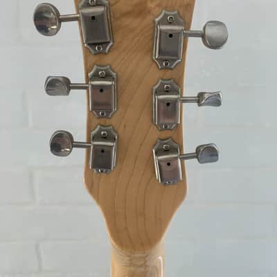 1993 Mosrite Ventures Model '65 Metallic Blue Mint Condition Full Documentation Made in the USA image 6