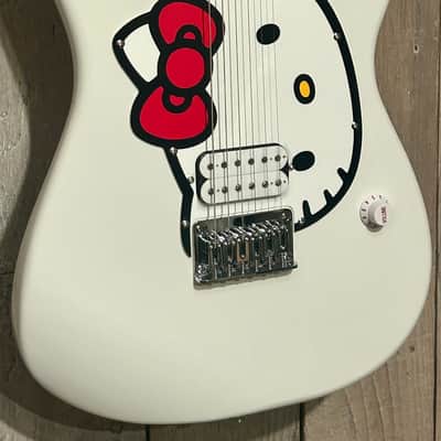 New Fender FSR Limited Edition Squier Hello Kitty Stratocaster - White, In Stock and Ready to Ship Ultra Fast! image 3