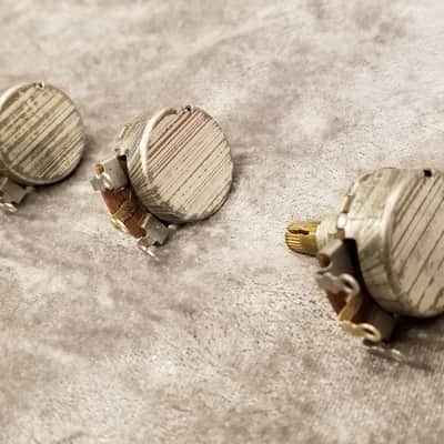 1957 Centralab 500k Audio Taper Vintage Potentiometers - Qty 3 - Les Paul #3 image 3