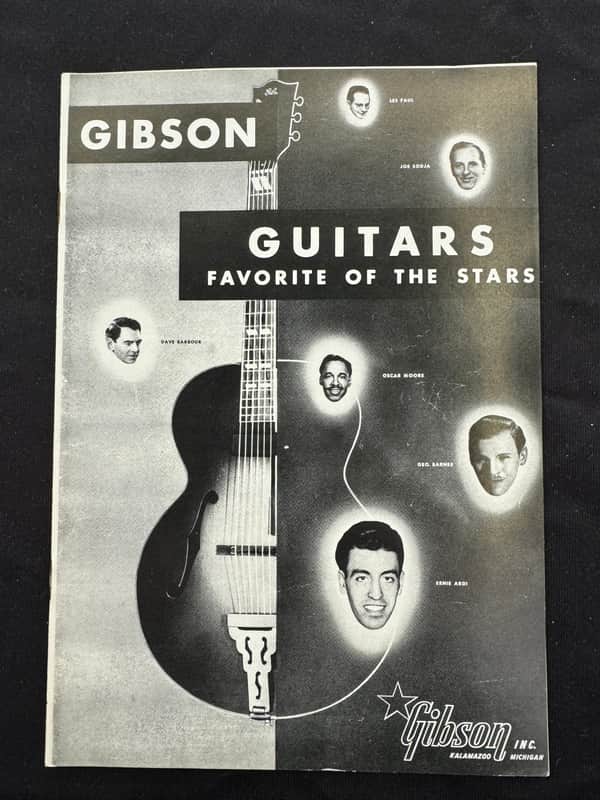 Gibson Late 40's Catalog Reprint 1992 L-5 7 50 J-45 LG-2 Southern Jumbo A-50 ES-300 150 125 Southerner image 1