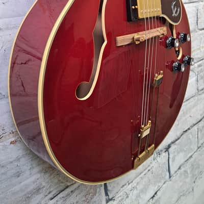 Epiphone Broadway with Laurel Fretboard -- Wine Red image 4