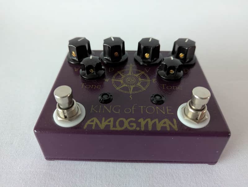 Analogman King of Tone V4 with Red Side High Gain Option | Reverb