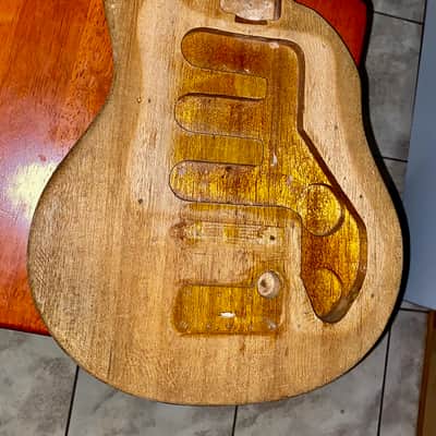 1960's Kawai Solid Wood Electric Guitar Body Luthier Parts image 1
