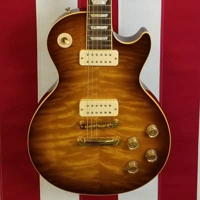 Gibson Les Paul Classic Antique 2007 - 2008 - Limited run flame top Classic with gold hardware image 3