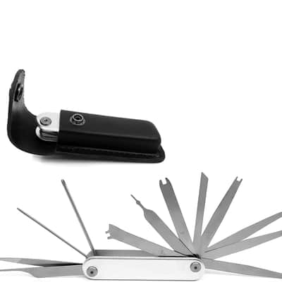 4 1/2 X 7/8 X 5/8 Inch Pocket Tool Set for Harmonica Service & Maintenance, Suited for All Brands image 1