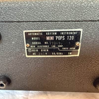 Korg Minipops SR-120 1970s Analogue Drum Machine. image 8