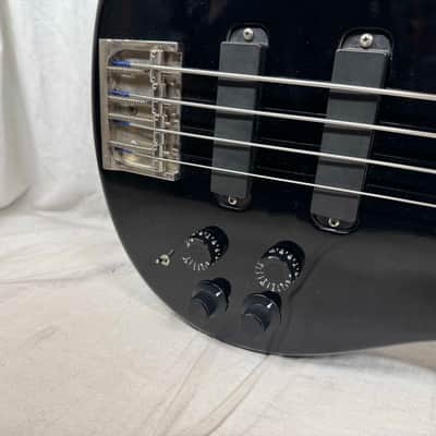 PRS Paul Reed Smith Bass-4 iv Fretless (likely de-fretted) 4-string Bass with Case 1987 image 5