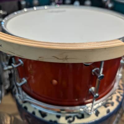 LUKA Drums 12" Stave Snare Drum - Orange image 3
