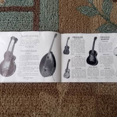 Vintage 1937 Gibson Full-Line Catalog X! Extremely Rare, Original Case Candy, Paperwork! image 11