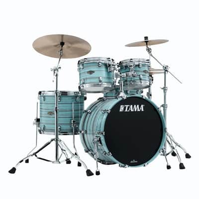 Mint Tama WBS52LS 22x16 Bass Drum, 10x8 and 12x9 Rack Toms, 14x12 and 16x14 Floor Toms in Lacquer Finish - MBR = Molten Brown Burst image 2