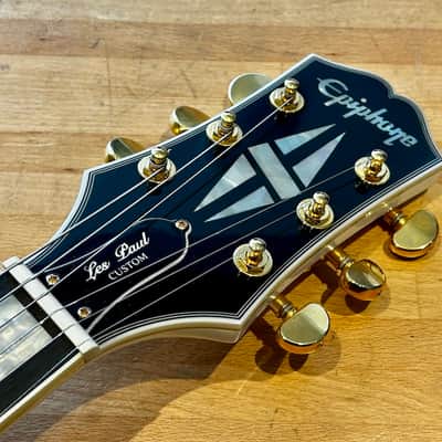 Epiphone Les Paul Custom 2024 - Alpine White + Gigbag image 4
