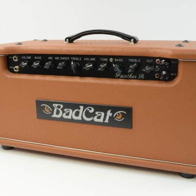 Bad Cat Panther R Head & S-212 Cabinet Brown Ostrich Tolex image 5