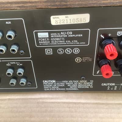 Sansui AU D9 amplfier  vintage 80’s fantastic sound quality Bild 11