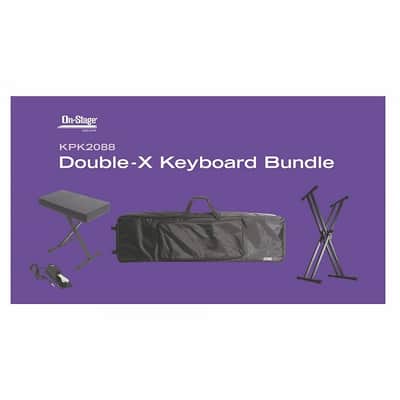 On-Stage KPK2088Double-X Keyboard Bundle image 4