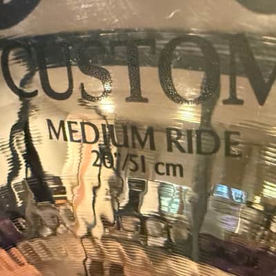 Zildjian 20" A Custom Medium Ride Cymbal 2002 - Present - Brilliant image 3