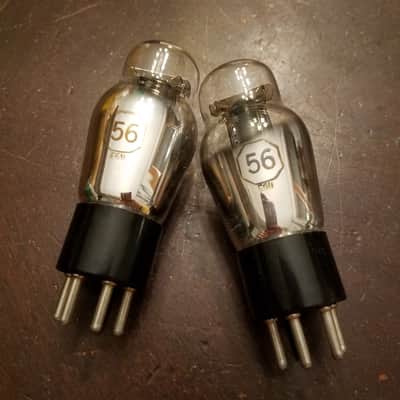 Sylvania ONE (1) Type 56 Triode tNOS TESTED Vacuum Tube Audio 1932-1942 image 1