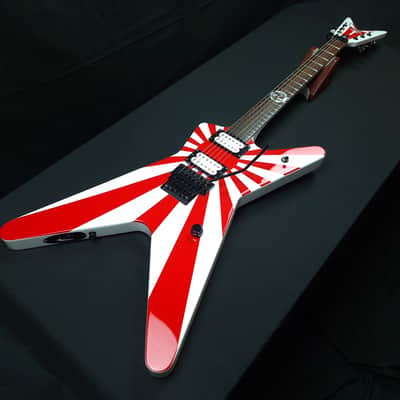 Dean MKH ML Rising Sun Matt Heafy Signature 2008 Trivium Floyd Rose + OHSC image 2