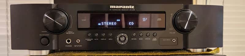 Marantz Marantz NR1402 slimline AV receiver 90 - Black image 1