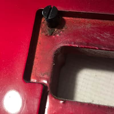1980's Made in Japan Kramer F-1000 Candy Apple Red Single Pickup Guitar Body Floyd Ready image 6