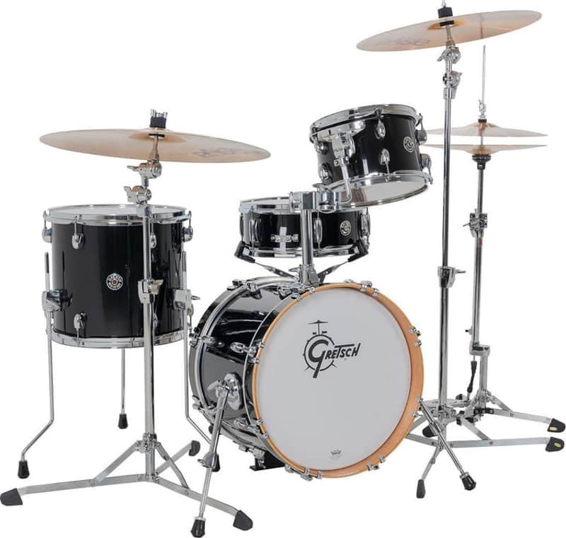 Gretsch Drums Catalina Club Micro 4-piece Shell Pack - Piano Black image 1