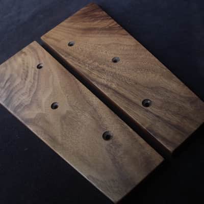 Sequential DrumTraks 12-Voice Drum Machine 1984 - BlackCustom Wooden Side Panels Sequential Circuits Drumtraks American Walnut Wood image 3