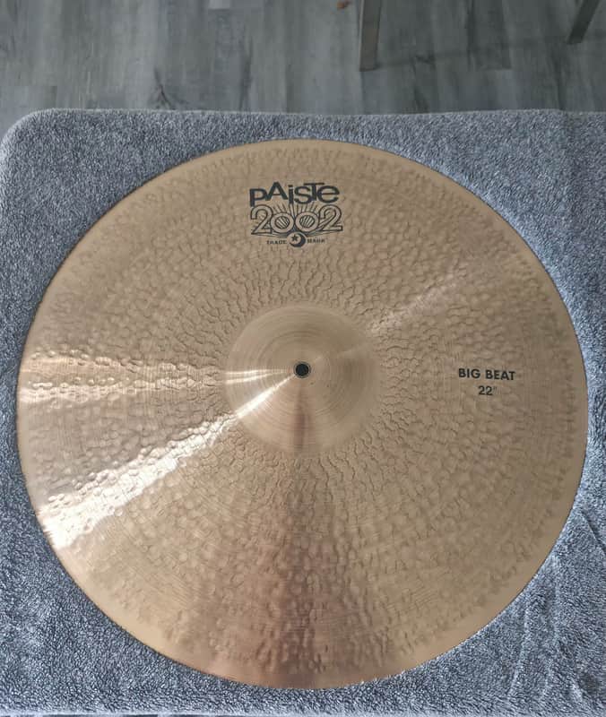 Paiste 22" 2002 Black Big Beat Cymbal 2016 - Present - Traditional image 1