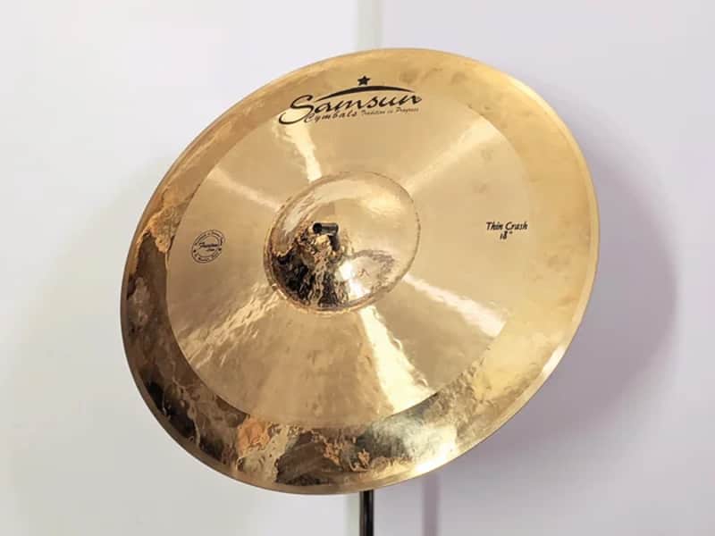 NEW Samsun 18" Fusion thin crash (1310g) REDUCED with VIDEO SOUND FILE image 1