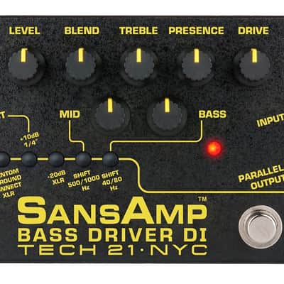 Tech 21 SansAmp Bass Driver DI Pedal, V2 image 2