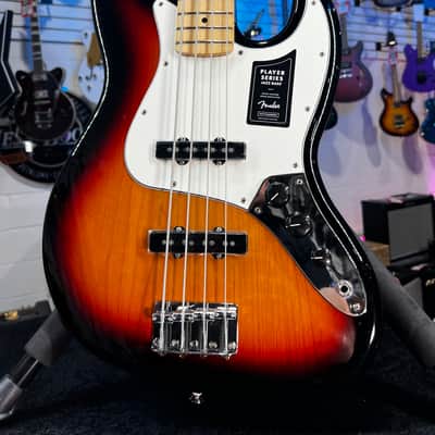 Fender Player Jazz Bass - 3-Tone Sunburst with Maple Fingerboard Authorized Deal! 526 FREE PLEK! image 1