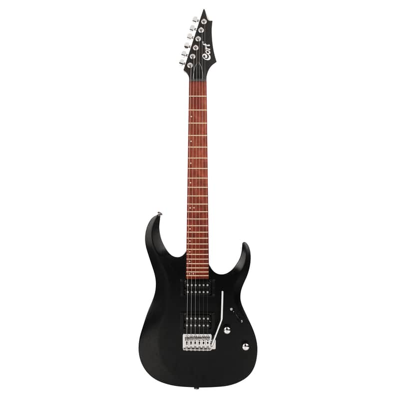 Cort X100-OPBK HH with Tremolo Open Pore Black 2018 image 1