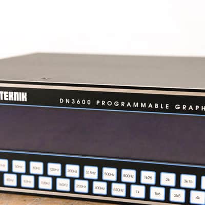 Klark Teknik DN3600 Programmable Graphic Equalizer CG01XTR image 5