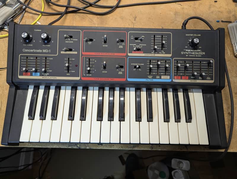 Moog Realistic Concertmate MG-1 1981 - Black | Reverb
