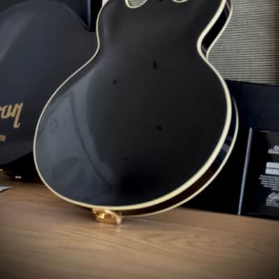 Gibson Custom Shop ES-355 Reissue "Black Beauty" Keith Richards Look, Ebenholz, Bigsby, Classic 57 PU´s ​ 2011 - Ebony image 23