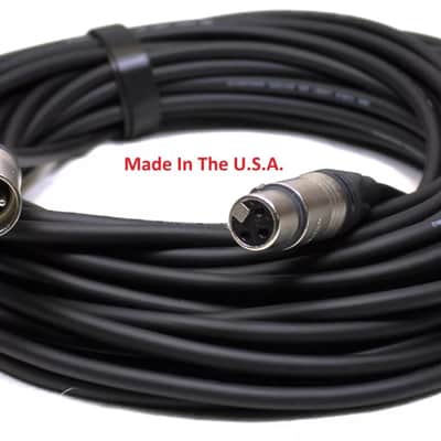 LASE 50 Ft DMX Lighting Cable W/ NEUTRIK NC3MXX 3-Pin XLR Male to NC3FXXX Female image 3