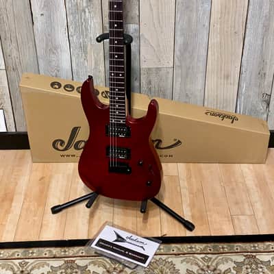 Jackson JS Series JS12 Dinky with Amaranth Fretboard 2023 Metallic Red, It's a Rocking Machine ! image 9