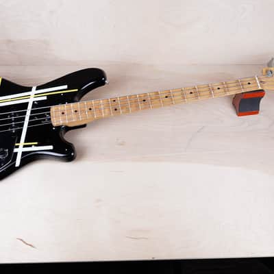 Yamaha Super Bass SB-500 1970s Black Converted to Fretless Made in Japan MIJ w/ Bag image 3