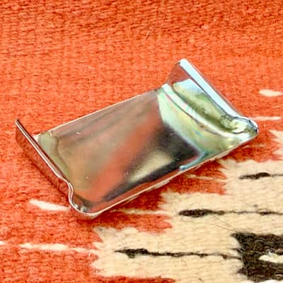 Vintage Fender Stratocaster Guitar Chrome Bridge Cover Circa 1960's 1970's image 9