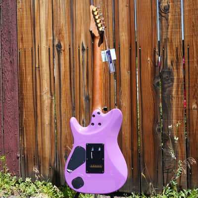 Ibanez Lari Basilio LB1 Violet 6-String Electric Guitar w/ Case FLOOR MODEL/NOS image 3