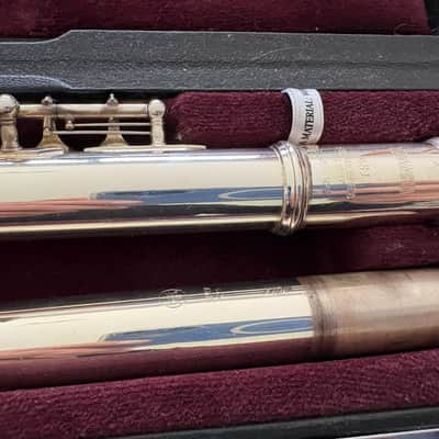 Yamaha YFL-481 Intermediate B-Foot Flute 2010s - Silver image 2