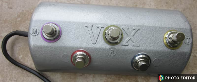 Vox Super Beatle Foot Switch 1960s - Silver image 1